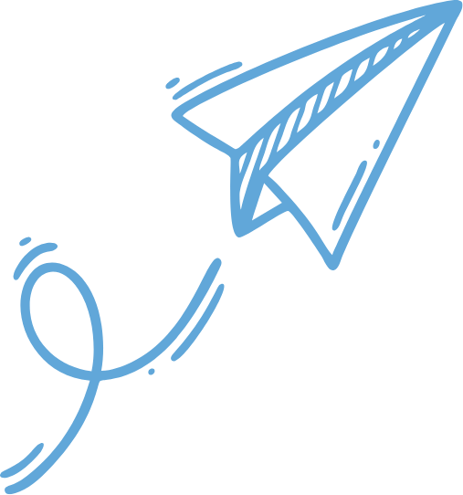 Paper airplane illustration